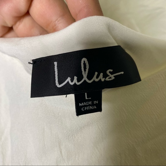 NWT Lulu's Cold Shoulder Dress Sz Large - Picture 4 of 4